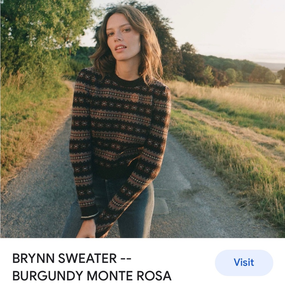 ISO Doen Brynn Sweater in size XS
